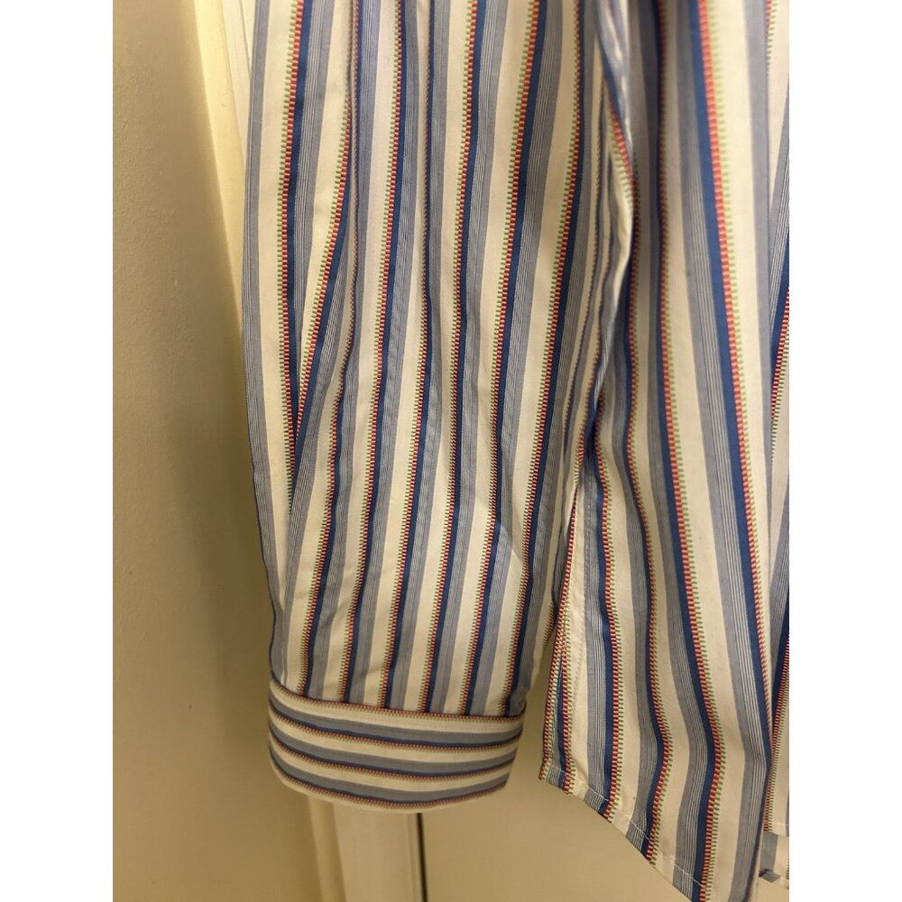 Robert Graham Mens Button Up/Dress Shirt/Long Sleeve/Flip cuff XL - Picture 5 of 16